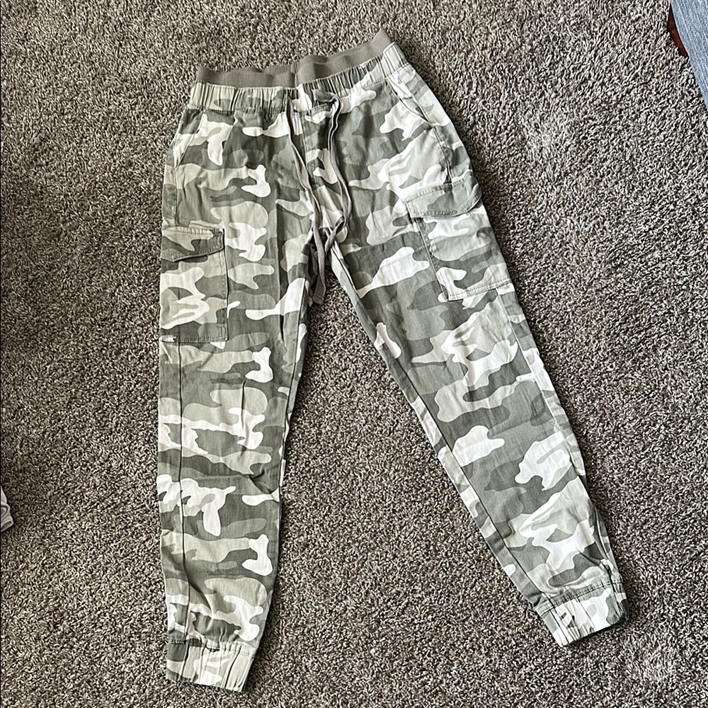 Camouflage Cargo Joggers